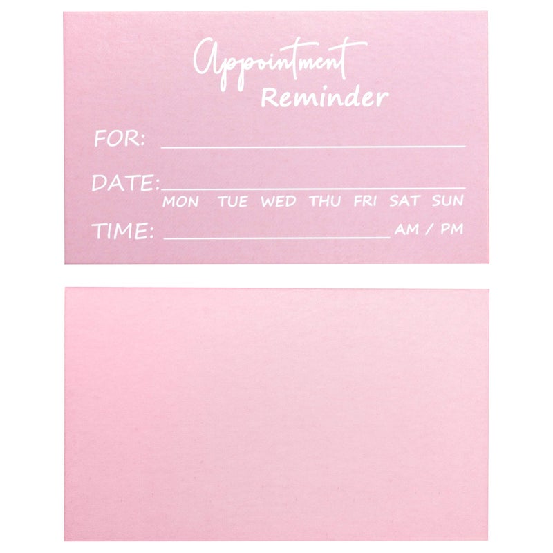 RXBC2011 بطاقات تذكير بالمواعيد RXBC2011 100 باللون الوردي - Image 5